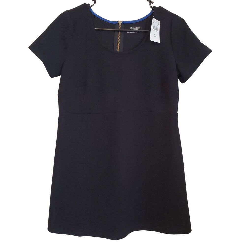 Motherhood Black Textured Maternity Blouse Size Small